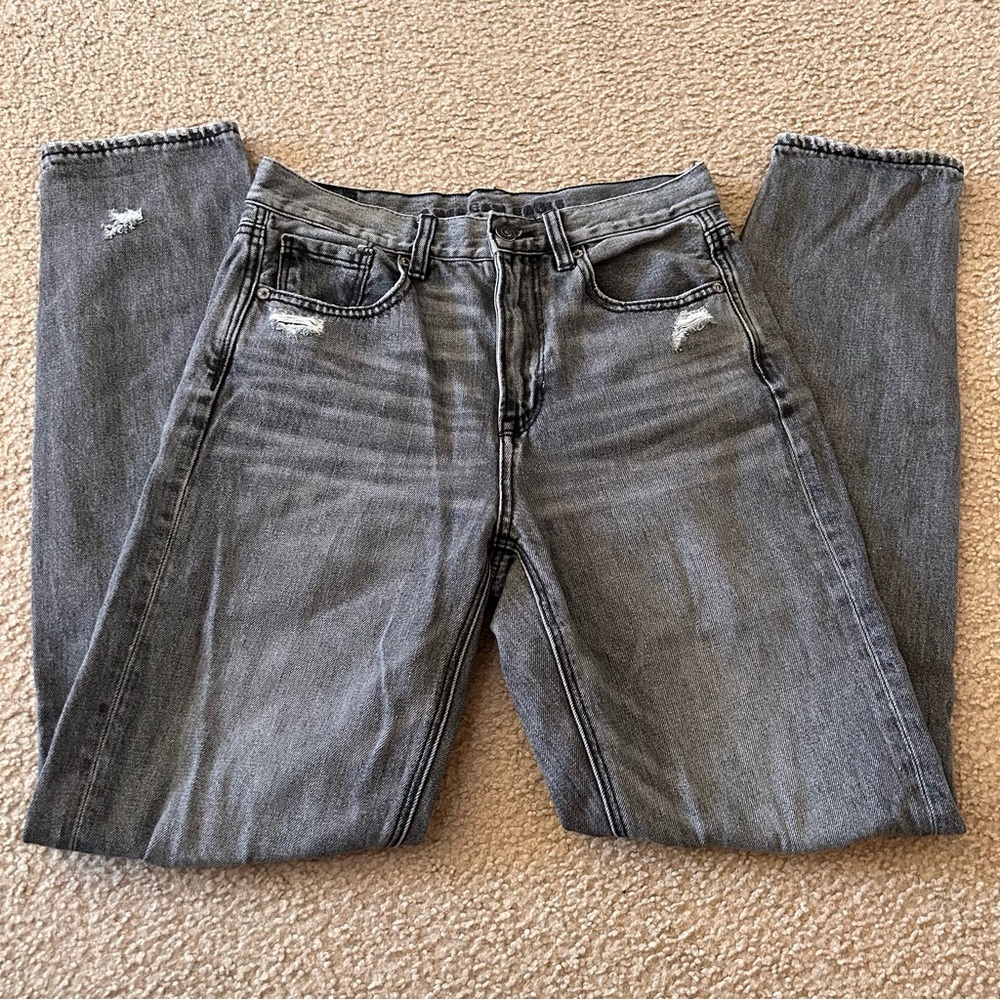 American Eagle Outfitters Straight Leg Gray Jeans